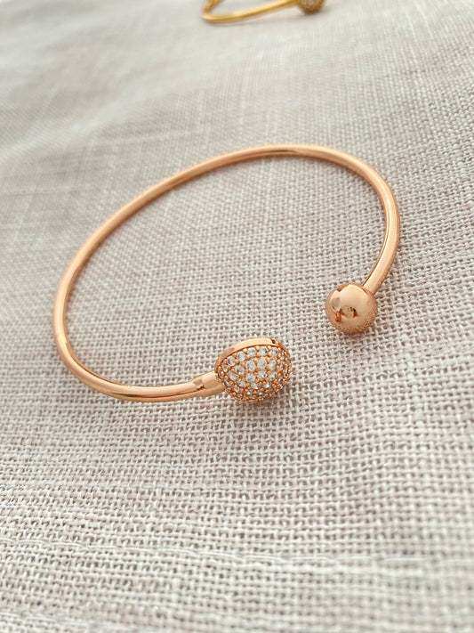 Brazalete Esfera Brillante Rosado